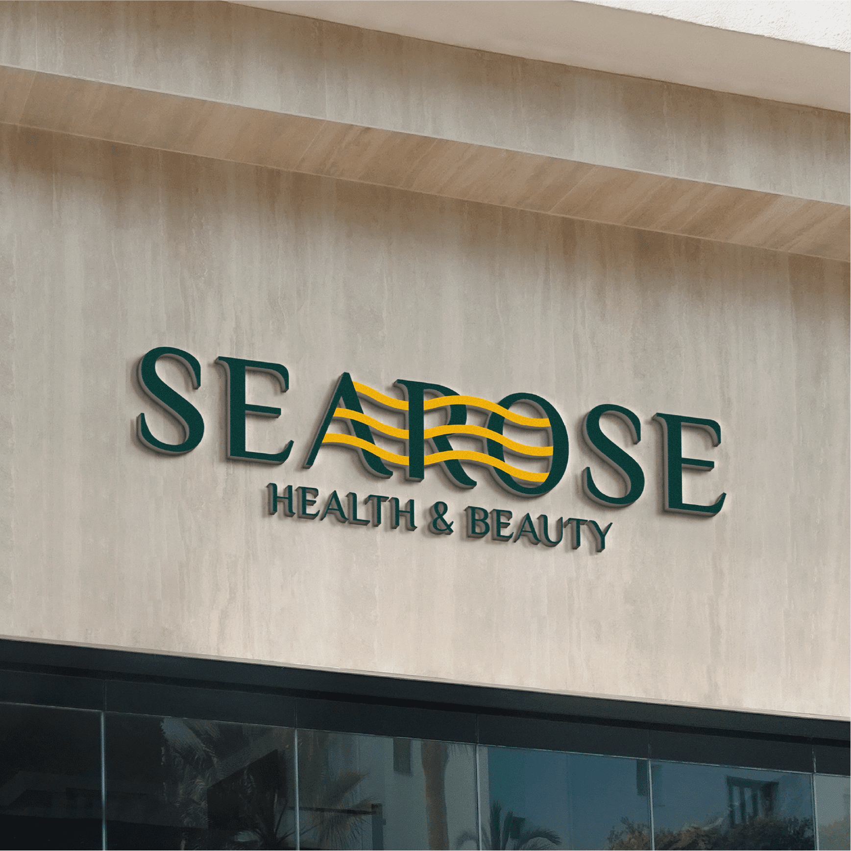 SeaRose Logo Design