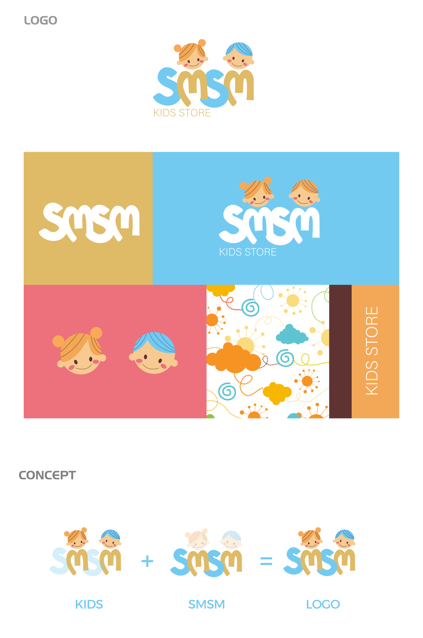 SMSM Kids Store Logo - Pastel - باستيلPastel – باستيل
